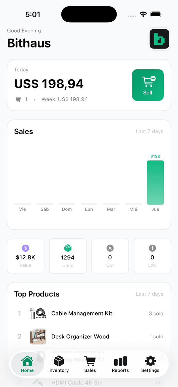SellStock Dashboard